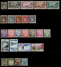 ANDORRA – 1931-1966 – COLLECTION OF 25 DIFFERENT STAMPS – MINT/USED
