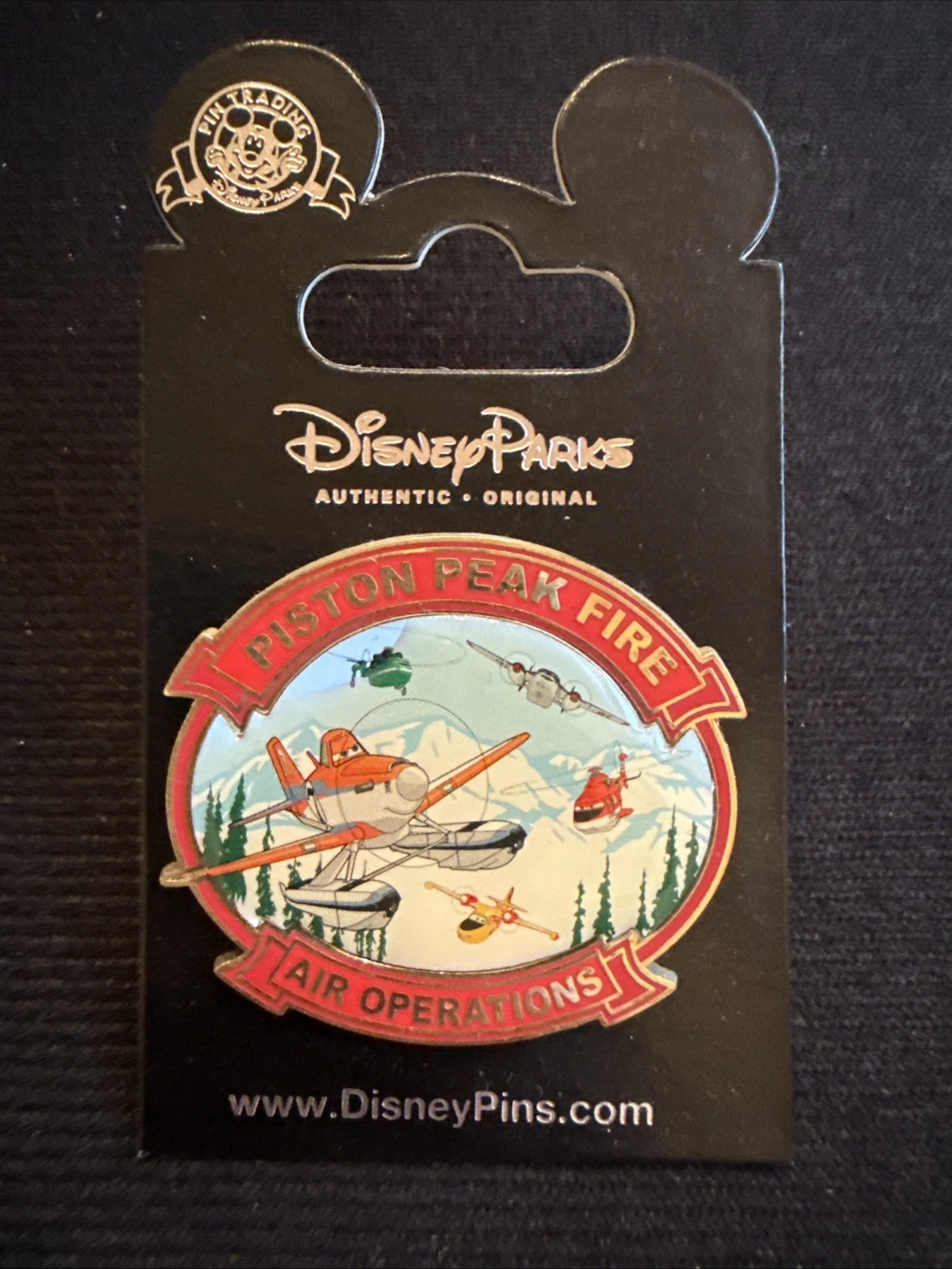2014 Disney Pin Planes Piston Peak Fire Air Operations