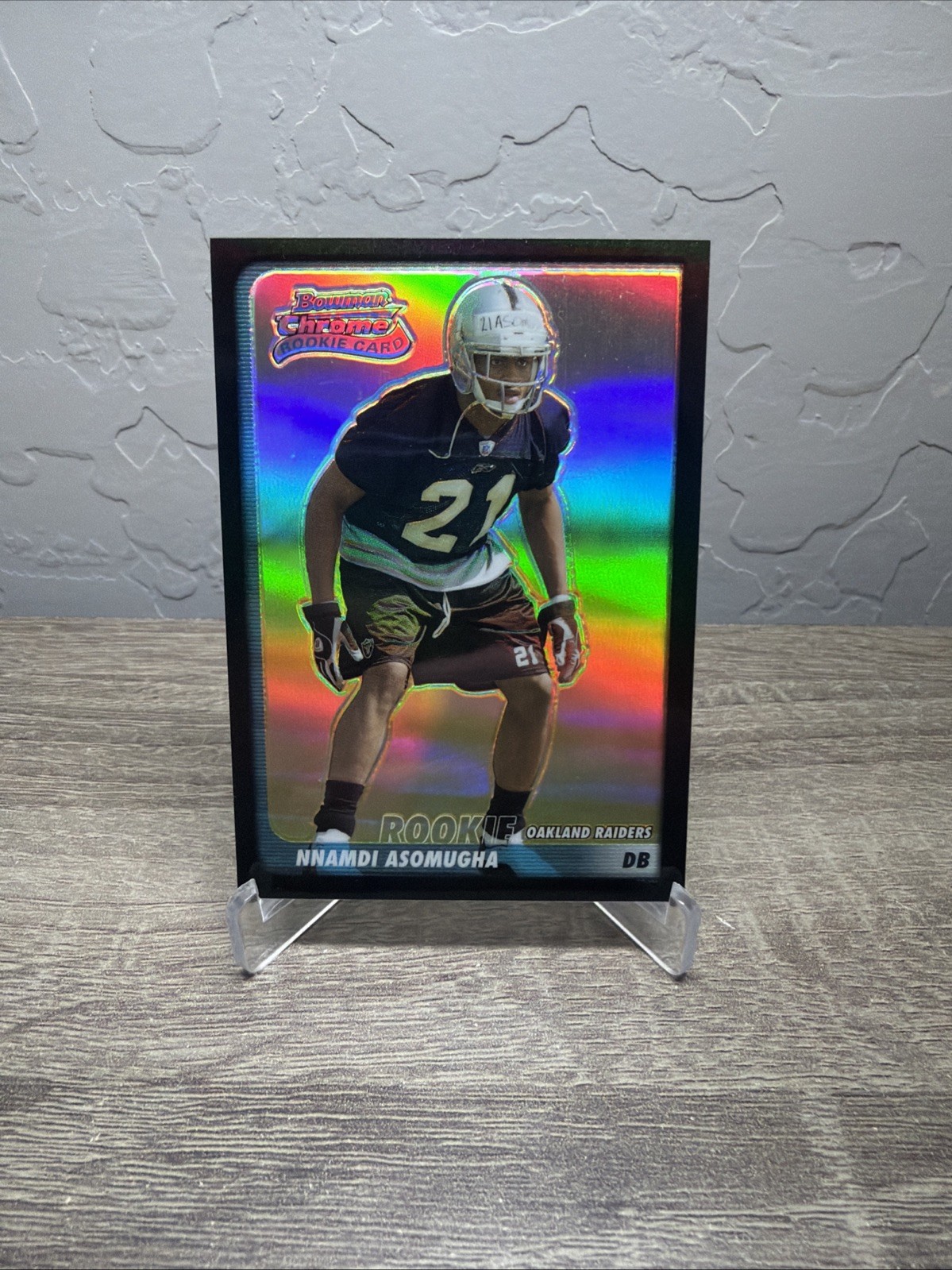 Nnamdi Asomugha Bowman Chrome #211 Refractor