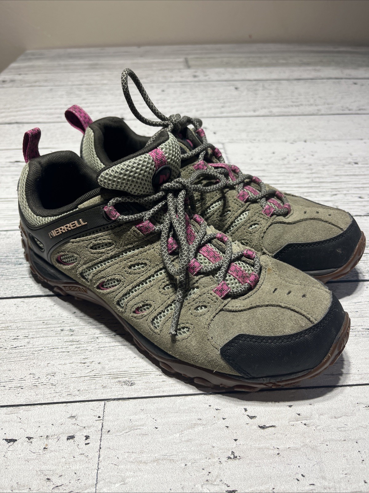 Merrell Crosslander 2 marrone viola donna taglia 10 escursionismo basso trail running