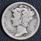 1921-D Mercury Dime VG