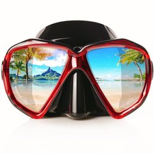 Snorkel Diving Mask Panoramic HD Anti-Fog Scuba Swim Goggles Adult Youth