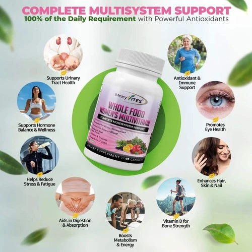 MoxyVites Methylated Multivitamin for Women with 44 Whole Foods