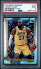 2025 TOPPS CHROME PRISM REFRACTOR #127 LEBRON JAMES PSA 9