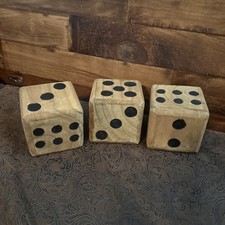 Large Wood Dice 3 1/2 Set 3- Outdoor Games