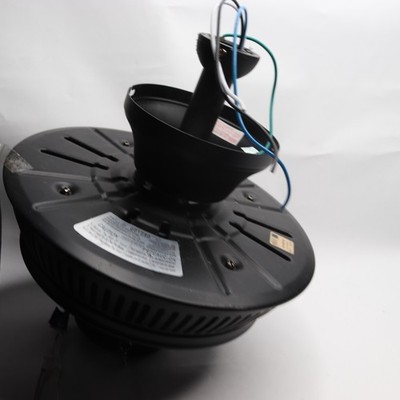 Hampton Bay Glendale III Transitional LED Ceiling Fan Matte Black - Motor Only