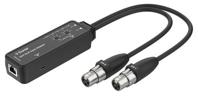 Digital XLR to Dante Audio Input Adapter, Analog to Digital Audio Converter
