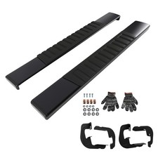 Non-slip Side Steps Running Board For Gmc Sierra Silverado Hd 2007-2019