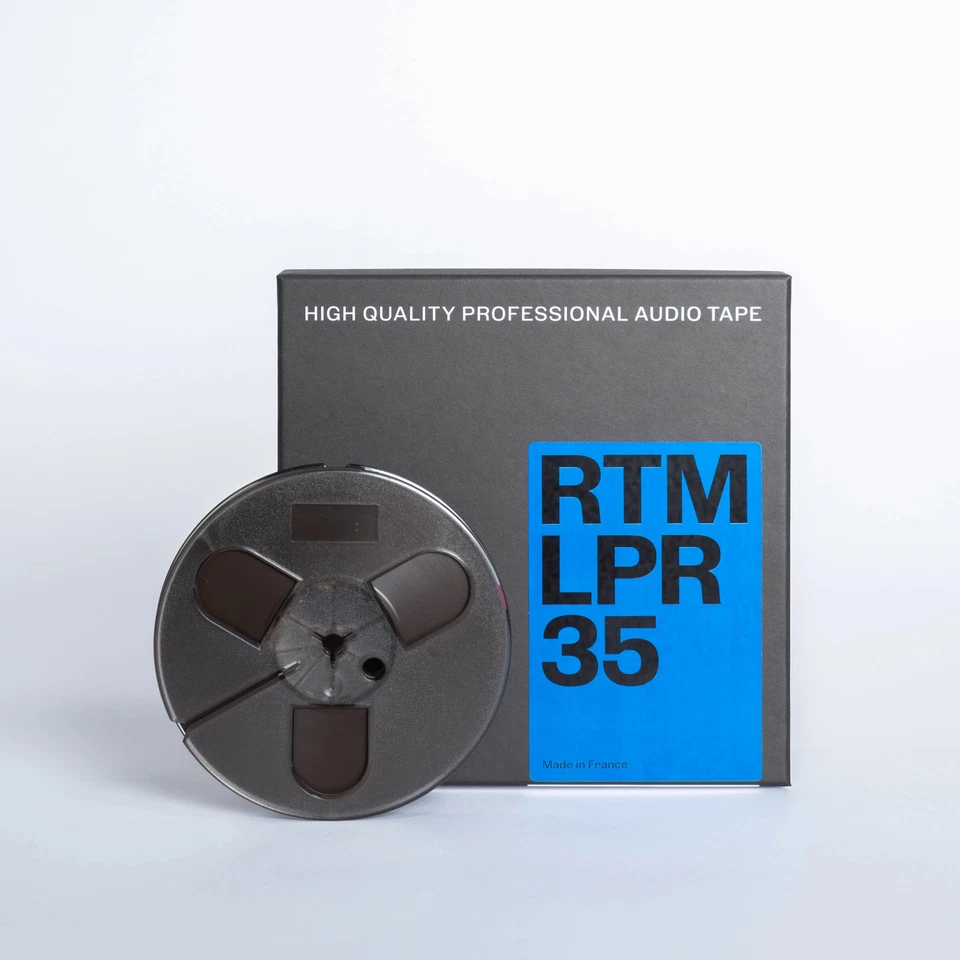 RTM LPR35 Reel to Reel Analog Recording Tape ¼” Plastic Trident 1800ft Ø7” - Image 3 of 4