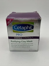 Cetaphil Pro DermaControl Purifying Clay Mask Pore Minimizer Oil Control 3 oz