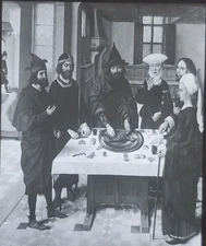 Passover, St. Pierre Church Altarpiece, Dieric Bouts, Magic Lantern Glass Slid