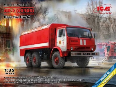 ICM 35003 AR-2 Schlauchlöschfahrzeug im Maßstab 1:35 auf Kamaz-4310 Chassis