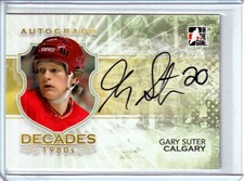 2010-11 ITG Decades 1980s Autographs #AGS Gary Suter - CALGARY - SET BREAK