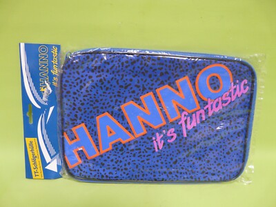 HANNO Retro Tischtennisschläger Single Case für Schläger Tasche TT Hülle Blau