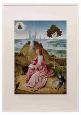 St John The Evangelist On Patmos Bosch A3 A4 Framed Print Picture