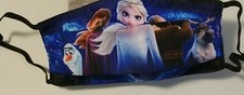 "New" Frozen Washable face Mask W/ Filters, Adj Ear Piece and Nose Piece