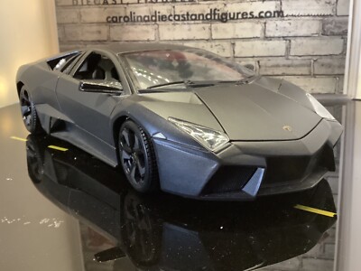 1:18 Burago, Lamborghini Reventon, Matte Black on Gray,  MA# 880