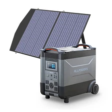 ALLPOWERS 3600W 3456Wh Portable Power Station Generator with 100W solar panel