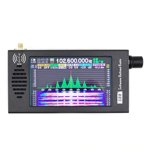 Radio SDR DSP démodulation numérique ondes courtes FM MW CW HAM récepteur écran tactile