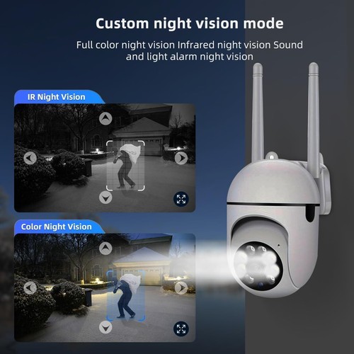 Wireless Wifi Security Camera System Outdoor Home 5G 1080P HD Night Vision Cam - Picture 2 of 22