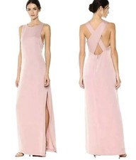 NWT BCBG MAXAZRIA MARGITA CRISSCROSS-BACK SIDE SLIT GOWN/MAXI DRESS SZ M 300