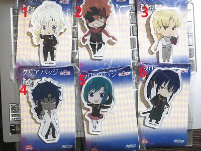 D.Gray-man Hallow Allen Walker FuRyu Acrylic Badge Brooch Emblem Pin Bedge Gift