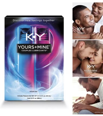 ky lubricant yours and mine KY Jelly His & Hers Best Stimulating Lubricant For Him Women Sex Lubes  Couples.+