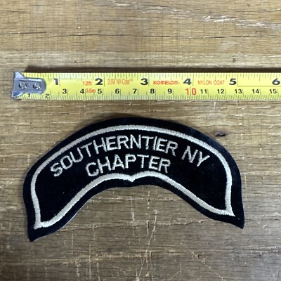 Harley Davidson HOG Southerntier NY Chapter Vest 5 x 2'' Patch
