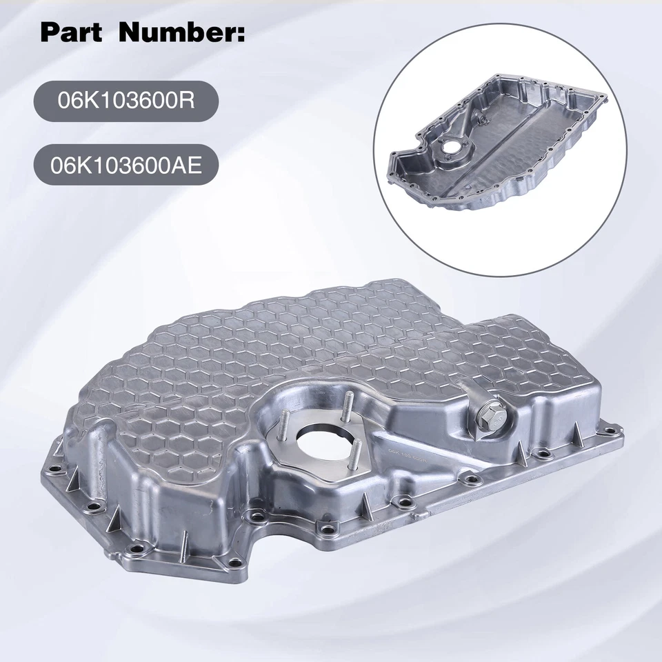 06K103600R Oil Pan For Volkswagen Golf GTI & Audi A3 S3 1.8L 2.0L 2015 2016-2018 Foto 2 de 4