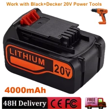 4.0Ah For Black & Decker 20V Lithium MAX Battery 20Volt Li-Ion LBXR20 LBXR2020