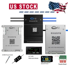 JK Smart Bms 8-24S 60-200A LiFePo4 Li-ion Active Balancer BT/RS485/LCD lot USA