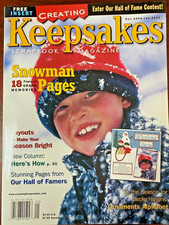 Creating Keepsakes Magazine - Dec 2000/January 2001 - Vintage  NLA - NEW 