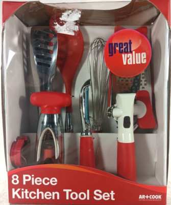 NEW Kitchen Tool Set AR+Cook 8 Piece 
