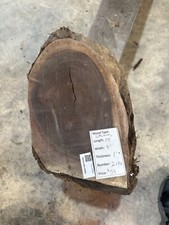 Black Walnut Slab 2170, live edge slab, unfinished, free shipping