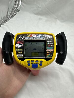 Radica Nascar Racer Handheld Game Virtual Racing - Vintage 1998 - Tested Working