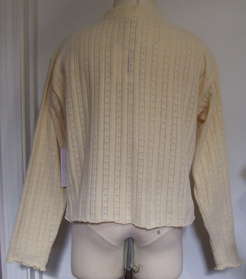 Кардиган для девочек Jessica Simpson кремовый морская соль на пуговицах спереди свитер L 12 - Изображение 3 из 3