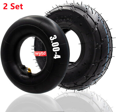 2pcs 3.00-4 Tire Tube for Pocket Rocket E300 E325 eZip Scooter Mini Chopper Bike