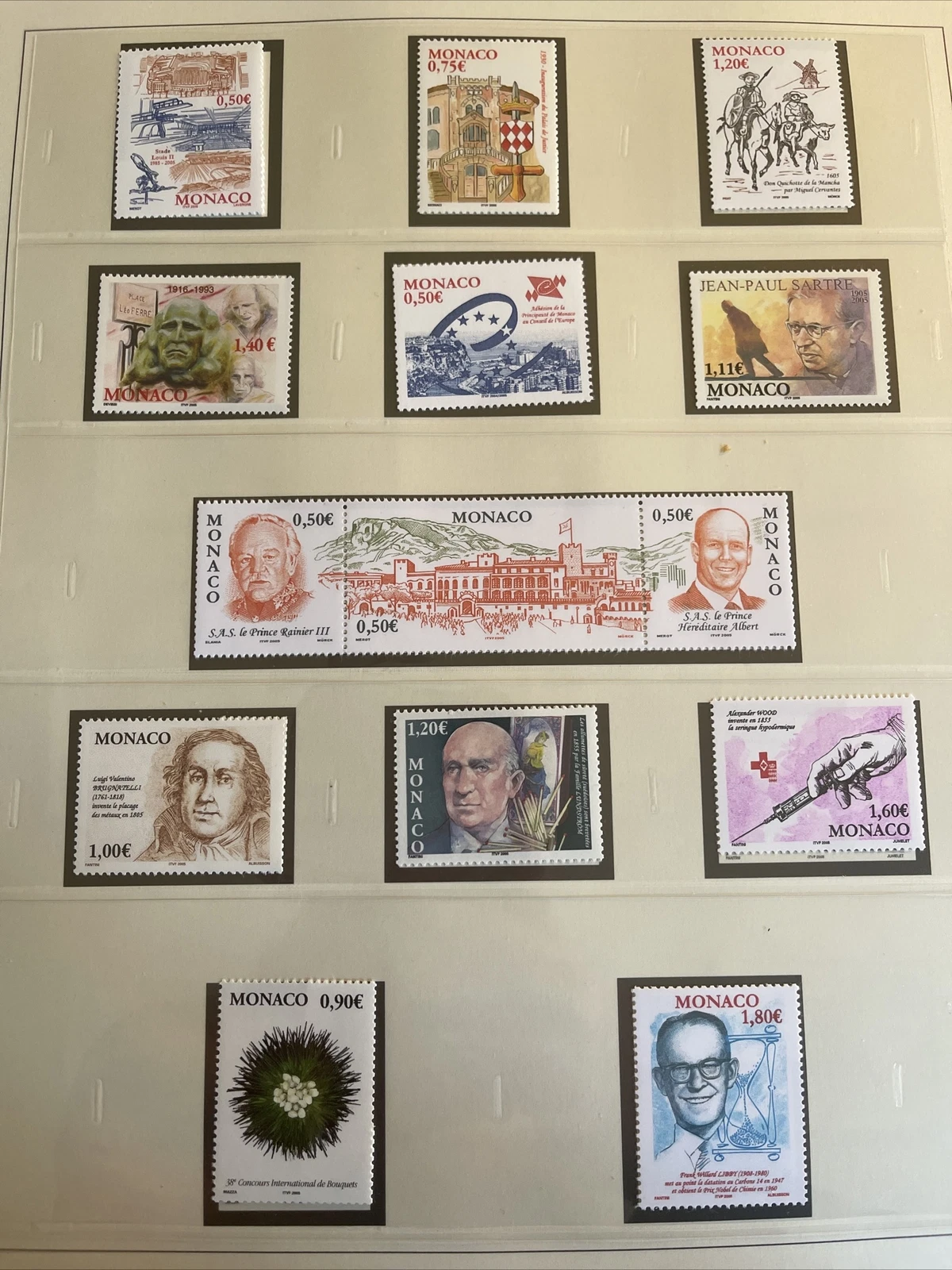 Timbres Monaco Neuf Lindner No.2208 2004 Page 235