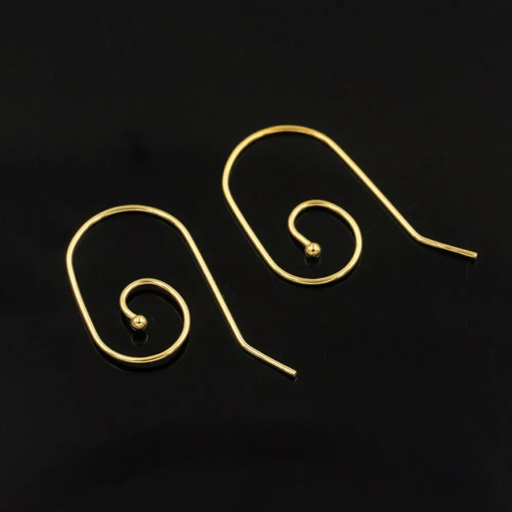2 pairs 14K Gold filled Gold Ear Hooks compose earring for pandora earrings hook
