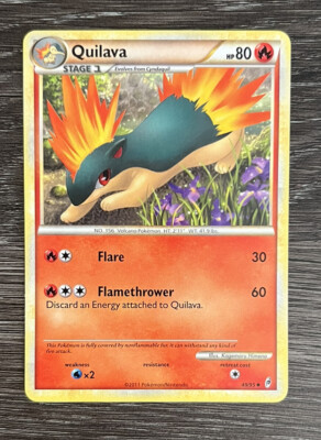 Quilava 49/95 Uncommon Call Of Legends Pokemon TCG | eBay
