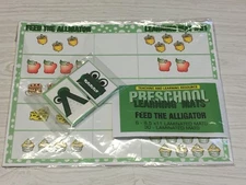Feed The Alligator- Set of 6 Learning Mats /35 Cards - Laminated Activity