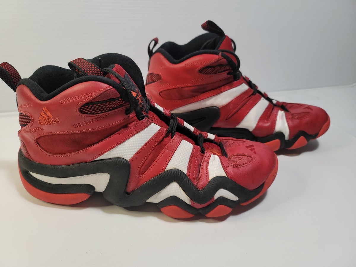 Adidas Crazy 8 Retro 'Red White And Black' Size 10-1/2 (Kobe