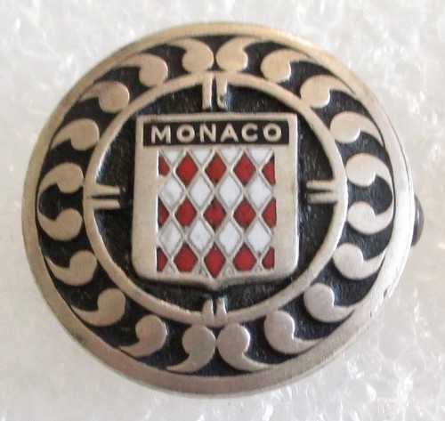 Vintage Monaco Tourist Travel Souvenir Collector Pin