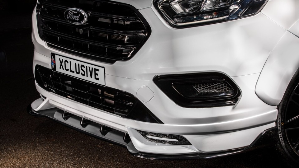 transit custom front splitter