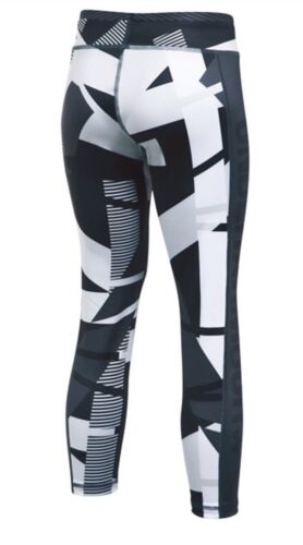 Under Armour Girls Mix Master Capris Black Gray White Style 1289883, SZ YXL NWT! - Picture 3 of 4