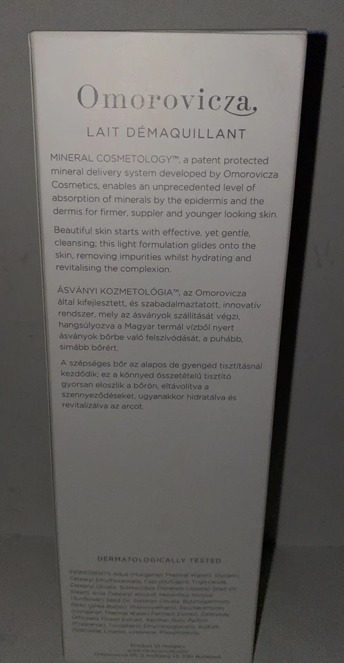 Omorovicza Leche Limpiadora 5.2 fl oz 150ml Nueva en Caja Hecha en Hungría **** Foto 3 de 4