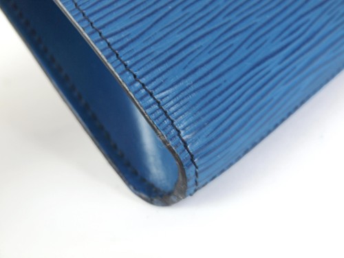 Auth LOUIS VUITTON Epi Art Deco Clutch 890VI Blue Leather Bag France LL23310M4 - Picture 8 of 21