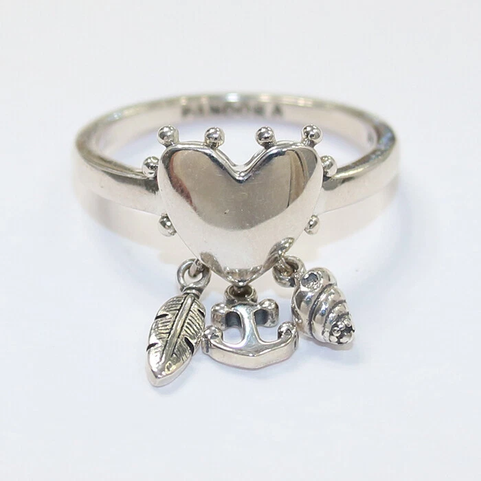 NEW AUTHENTIC PANDORA RING SPIRITUAL SYMBOLS CHOOSE SIZE 197187 W