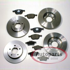 Bremsscheiben Ø 278 mm + Ø 280 mm + Bremsbeläge vorne hinten für Volvo V50