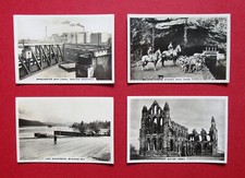 SENIOR SERVICE 4 MEDM 1936 CIGARETTE CARDS  SIGHTS OF BRITAIN  9-10-11-12  SER 2